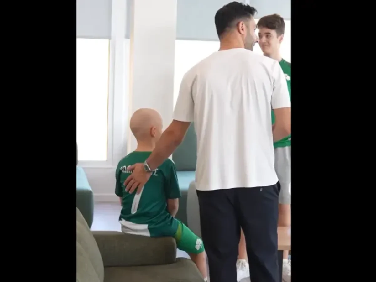 Παναθηναϊκός: Ο μικρός Κωνσταντίνος έκανε το όνειρό του πραγματικότητα!