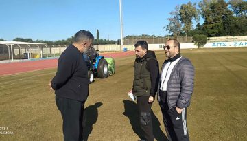 Άρχισε η επισπορά στο Δημοτικό Στάδιο Ζακύνθου- Στο τέλος του Γενάρη θα παραδοθεί στην ομά