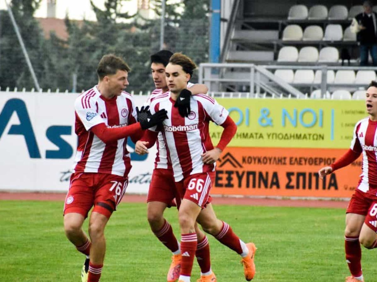 «Πάτησε» 4άδα ο Ολυμπιακός Κ23, με την ανατροπή στο Άργος