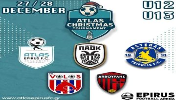 Δυνατό τουρνουά με σουπερλιγκάτες ακαδημίες διοργανώνει ο Άτλας!