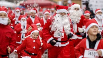 Santa Run στο Αργοστόλι: Μικροί και μεγάλοι τρέχουν για καλό σκοπό