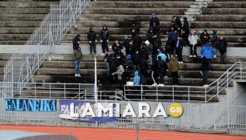 Live από τα Τρίκαλα: Η εξέδρα της Λαμίας!