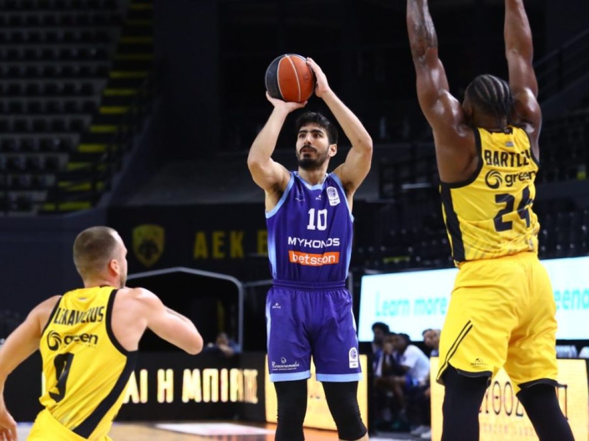 ΑΕΚ – Μύκονος Betsson 90-65: Πλήρωσε το μπλακ άουτ του δεύτερου μέρους