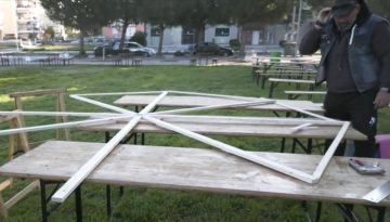 Χαρταετός γίγας με ακτίνα πάνω από 3 μέτρα ετοιμάζεται στη Θεσσαλονίκη (video)