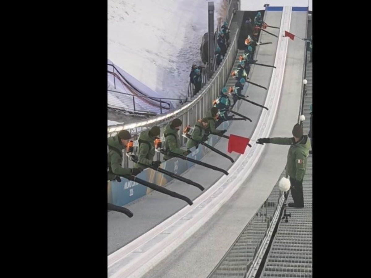 Χειμερινοί Ολυμπιακοί Αγώνες 2026: Το video που έγινε viral – Πώς καθαρίζεται μια ράμπα σκ