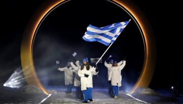 Χειμερινοί Ολυμπιακοί Αγώνες: Η είσοδος της ελληνικής αποστολής στην τελετή έναρξης