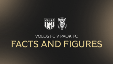 Facts & Figures για το Βόλος-ΠΑΟΚ