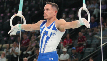 Ο Λευτέρης Πετρούνιας ασημένιος στον τελικό των κρίκων στο Παγκόσμιο Κύπελλο στο Μπακού