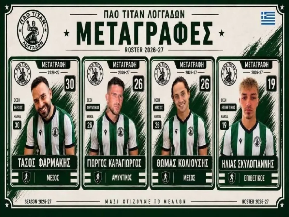 Καρέ μεταγραφών οι Λογγάδες με Φαρμάκη, Κολιούση, Σκυλογιάννη και Καραγιώργο | Super-FM