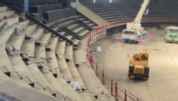 Ολυμπιακός: Νέες εικόνες από τις εργασίες στο ΣΕΦ