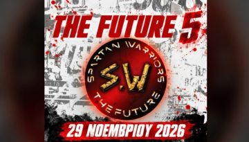 Spartan Warriors The Future 5: &Alpha;&nu;&alpha;&kappa;&omicron;&iota;&nu;ώ&theta;&eta;&kappa;&epsilon; &eta; &eta;&mu;&epsilon;&rho;&omicron;&mu;&eta;&nu;ί&alpha; &ndash; &Sigma;&tau;&iota;&sigmaf; 29 &Nu;&omicron;&epsilon;&mu;&beta;&rho;ί&omicron;&upsilon; &eta; &mu;&epsilon;&gamma;ά&lambda;&eta; &epsilon;&pi;&iota;&sigma;&tau;&rho;&omicron;&phi;ή &ndash; Fightsports.gr