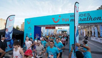 O TUI &Mu;&alpha;&rho;&alpha;&theta;ώ&nu;&iota;&omicron;&sigmaf; &Rho;ό&delta;&omicron;&upsilon; &sigma;&tau;&eta;&nu; Allwyn Marathon Expo &ndash; Runner Magazine