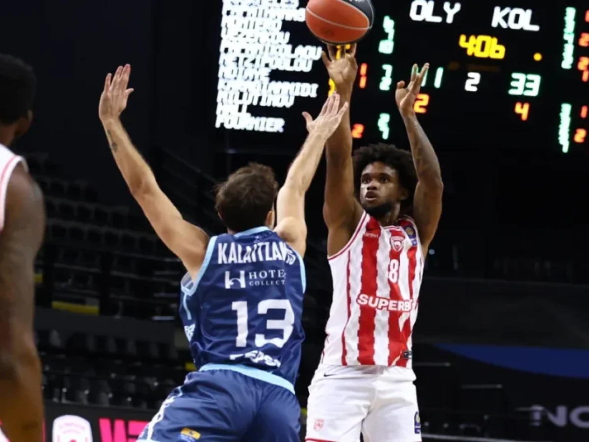 &Omicron;&lambda;&upsilon;&mu;&pi;&iota;&alpha;&kappa;ό&sigmaf; &ndash; &Kappa;&omicron;&lambda;&omicron;&sigma;&sigma;ό&sigmaf; 99-83: 2 &sigma;&tau;&alpha; 2 &mu;&epsilon; 30&alpha;&rho;&alpha; &Mu;&omicron;&nu;&tau;έ&rho;&omicron; &mdash; Sportime