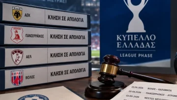 &Kappa;ύ&pi;&epsilon;&lambda;&lambda;&omicron; &Epsilon;&lambda;&lambda;ά&delta;&alpha;&sigmaf;: &Sigma;&epsilon; &alpha;&pi;&omicron;&lambda;&omicron;&gamma;ί&alpha; &Alpha;&Epsilon;&Kappa; &kappa;&alpha;&iota; ά&lambda;&lambda;&epsilon;&sigmaf; 3 &Pi;&Alpha;&Epsilon; &mdash; Sportime